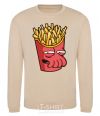 Sweatshirt Zoidberg fries sand фото