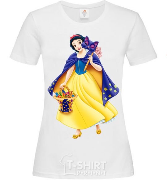 Women's T-shirt Snow White Masquerade White фото