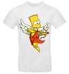 Мужская футболка Барт купидон Белый фото