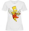 Women's T-shirt Bart cupid White фото