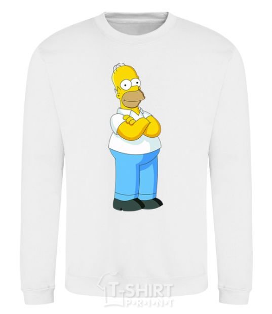 Sweatshirt Homer's cool White фото