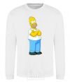 Sweatshirt Homer's cool White фото