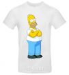 Men's T-Shirt Homer's cool White фото