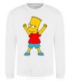Sweatshirt Bart's the winner White фото