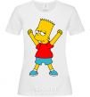 Women's T-shirt Bart's the winner White фото