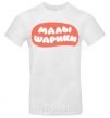 Men's T-Shirt Malyshariki logo White фото