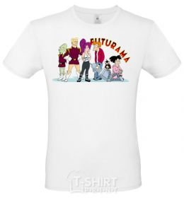 Men's T-Shirt Heroes of Futurama White фото