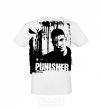 Men's T-Shirt Punisher White фото