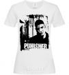 Women's T-shirt Punisher White фото