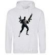 Men`s hoodie Punisher персонаж sport-grey фото