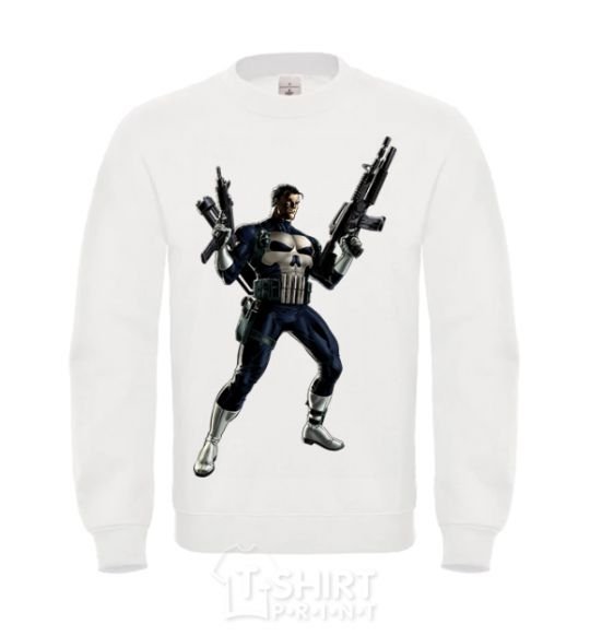 Sweatshirt Punisher персонаж White фото