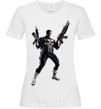 Women's T-shirt Punisher персонаж White фото
