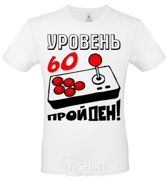 Men's T-Shirt Level 60 passed White фото