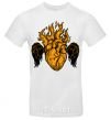 Men's T-Shirt Heart wings White фото