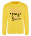 Sweatshirt Bakers gonna bake yellow фото