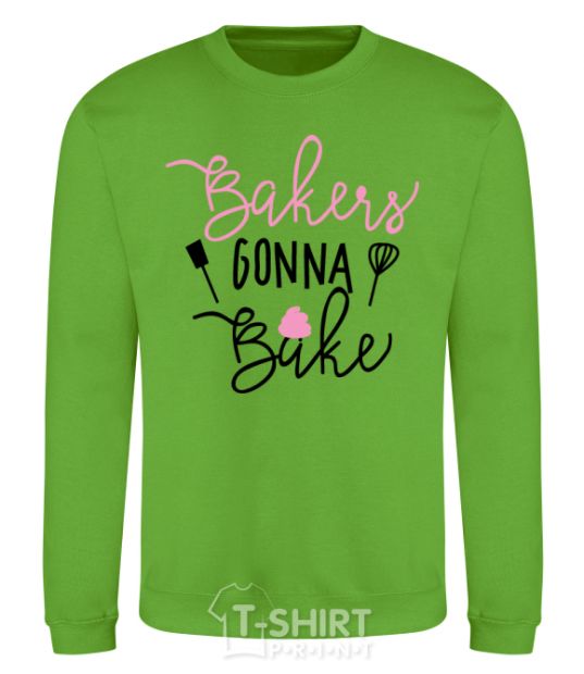 Sweatshirt Bakers gonna bake orchid-green фото