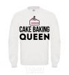 Sweatshirt Cake baking queen White фото