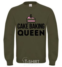 Свитшот Cake baking queen Песочный фото