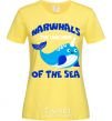 Women's T-shirt Unicors of the sea cornsilk фото