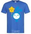 Мужская футболка Крошик со звездочкой Ярко-синий фото