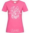 Women's T-shirt Life begins after coffee heliconia фото