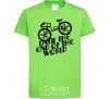 Kids T-shirt Ride until the end of the world orchid-green фото