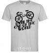 Men's T-Shirt Ride until the end of the world grey фото