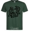 Men's T-Shirt Ride until the end of the world bottle-green фото