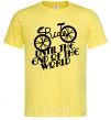 Men's T-Shirt Ride until the end of the world cornsilk фото