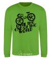 Sweatshirt Ride until the end of the world orchid-green фото