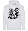 Men`s hoodie Ride until the end of the world sport-grey фото