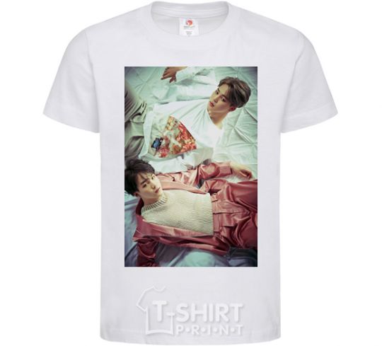 Kids T-shirt Min Yungi Chi Min White фото