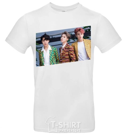 Men's T-Shirt Bangtan Boys White фото