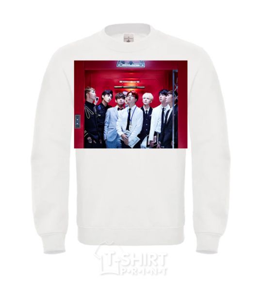 Sweatshirt BTS DOPE White фото