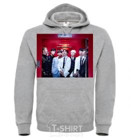 Men`s hoodie Min Yungi Chi Min sport-grey фото