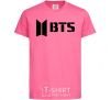 Kids T-shirt BTS black logo heliconia фото