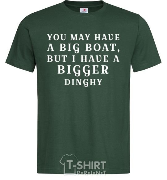 Men's T-Shirt You may have a big boat bottle-green фото