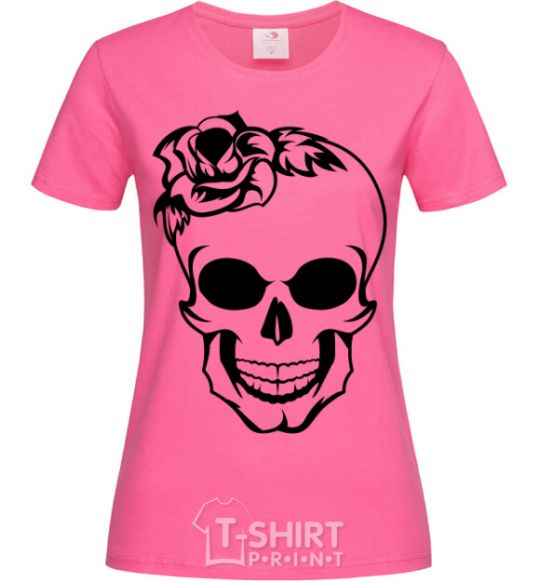 Women's T-shirt Skull lady heliconia фото