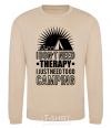 Sweatshirt I don't need therapy sand фото