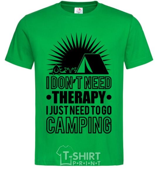 Men's T-Shirt I don't need therapy kelly-green фото