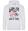 Men`s hoodie But i show those worms sport-grey фото