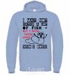 Men`s hoodie But i show those worms sky-blue фото