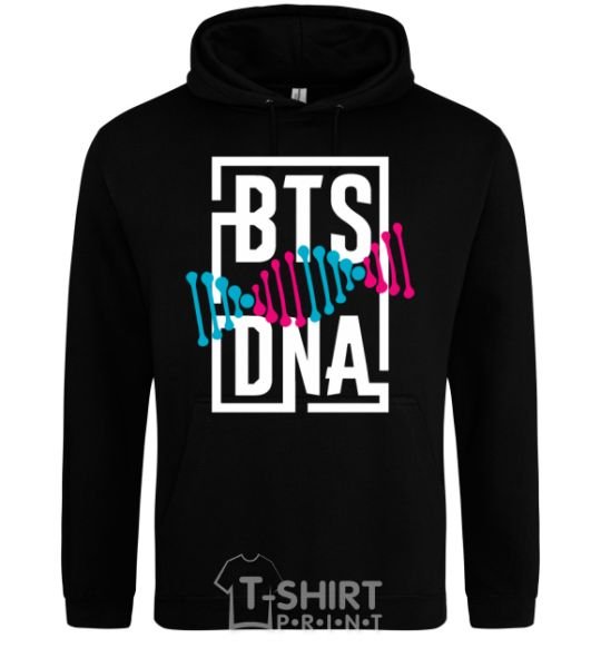 Men`s hoodie BTS DNA black фото