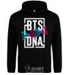Men`s hoodie BTS DNA black фото