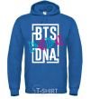 Men`s hoodie BTS DNA royal фото