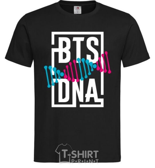 Men's T-Shirt BTS DNA black фото