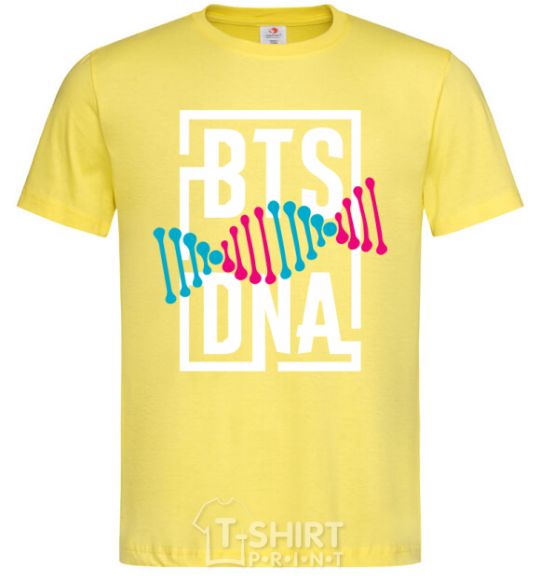 Men's T-Shirt BTS DNA cornsilk фото