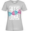 Women's T-shirt BTS DNA grey фото