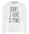 Sweatshirt Sorry J-Hope is mine White фото