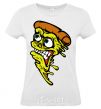 Women's T-shirt Scary pizza White фото